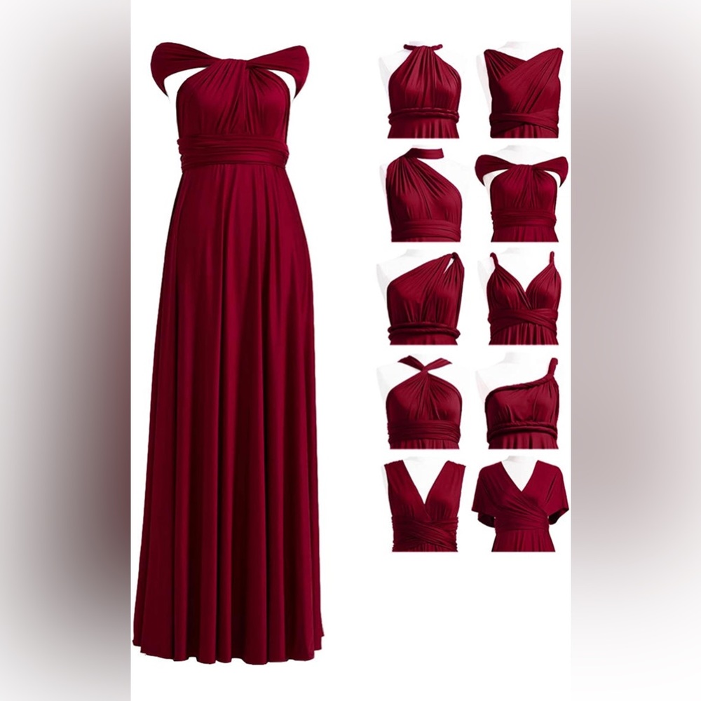 One Size Convertible Bridesmaids Dress